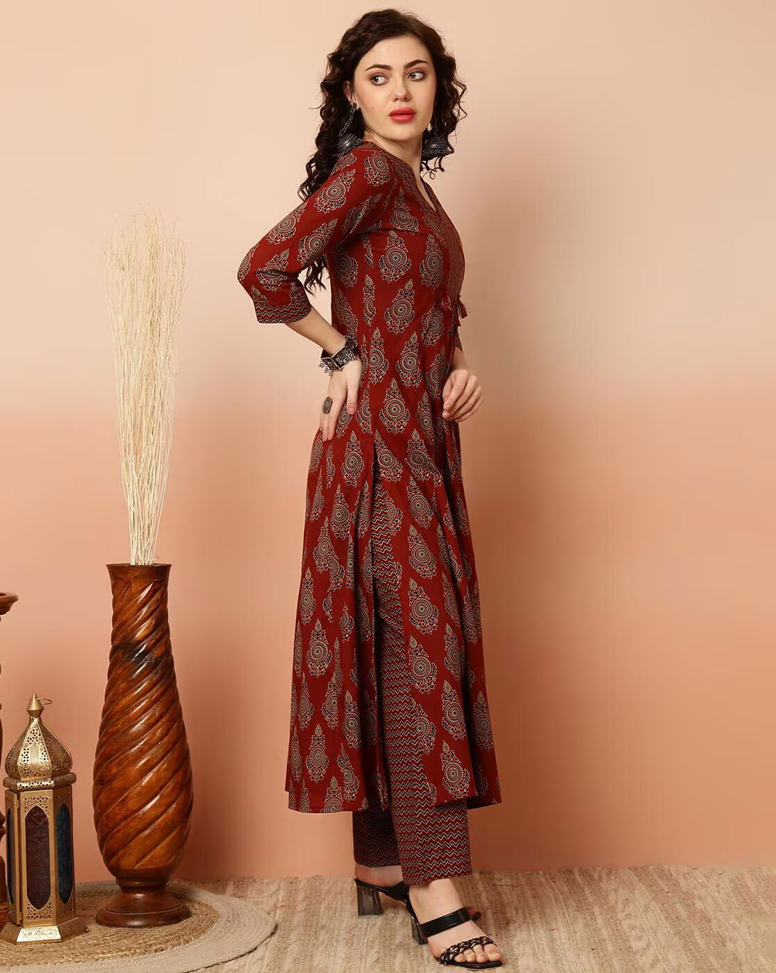 Dhruvi 227 Rayon Printed Long Kurti With Bottom Dupatta Wholesale Market In Surat
